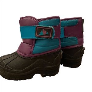 Toddler Sz 4 Winter Snow Boots EUC